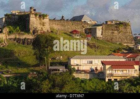 Le fort George, St George's, Grenade, Îles du Vent, Antilles, Caraïbes Banque D'Images