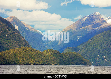 Son douteux, Fiordland National Park, site du patrimoine mondial de l'UNESCO, Southland, île du Sud, Nouvelle-Zélande Banque D'Images