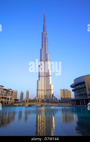 Burj Khalifa, Dubai, Émirats arabes unis, Moyen Orient Banque D'Images