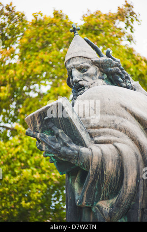 Statue de Grégoire de Nin (statue de Grgur Ninski), Split, Dalmatie, Croatie Banque D'Images