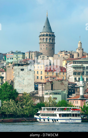 La tour de Galata, Istanbul, Turquie Banque D'Images