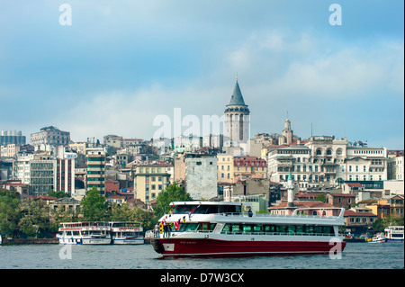 La tour de Galata, Istanbul, Turquie Banque D'Images