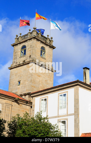 Fonseca Palace sur Plaza de Fonseca, Santiago de Compostelle, Galice, Espagne Banque D'Images