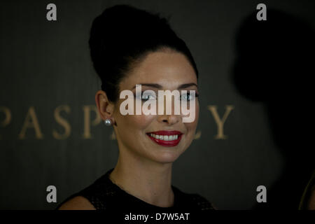 Erica Packer, à l'ouverture de la boutique Paspaley, Melbourne, 14 mai 2013. Banque D'Images