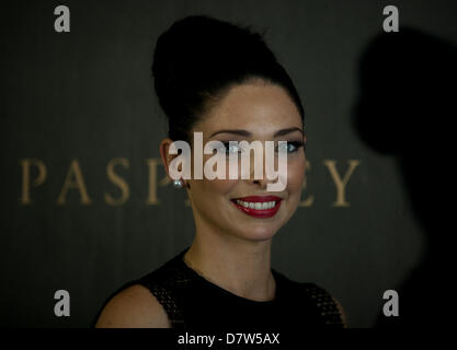 Erica Packer, à l'ouverture de la boutique Paspaley, Melbourne, 14 mai 2013. Banque D'Images