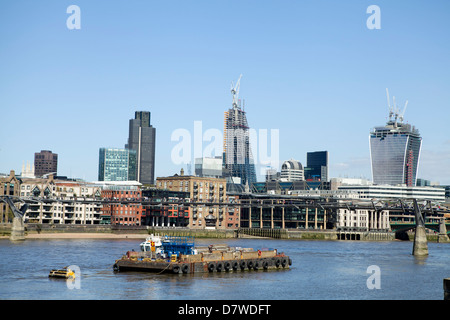 Les immeubles de grande hauteur à Londres Banque D'Images