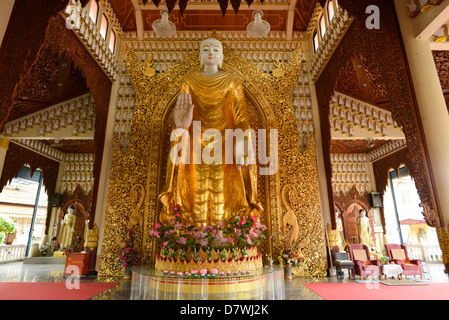 Georgetown Penang Malaisie Asie Temple de Dhammikarama Banque D'Images