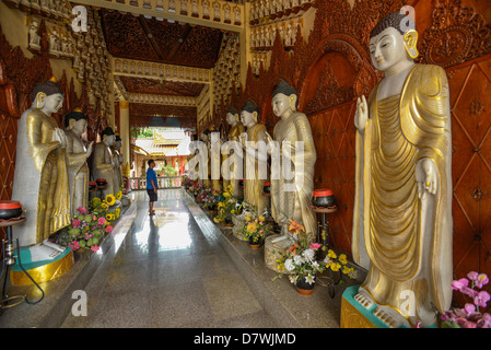 Georgetown Penang Malaisie Asie Temple de Dhammikarama Banque D'Images