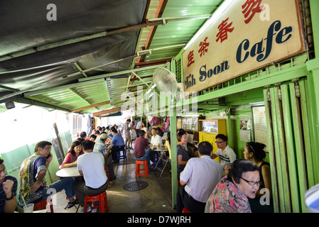 Asie Malaisie Penang Chinatown petits restos Banque D'Images