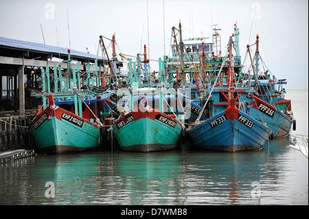 Asie Malaisie Penang Georgetown de Georgetown Sud port de pêche Banque D'Images