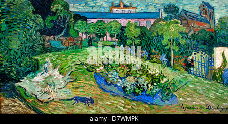 Le Jardin de Daubigny 1890 Vincent van Gogh 1853 - 1890 Pays-Bas néerlandais post impressionnisme Banque D'Images