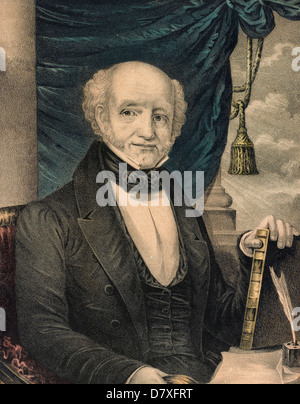 Martin Van Buren : huitième président des États-Unis d'Amérique à partir de 1837 - 1841 Banque D'Images