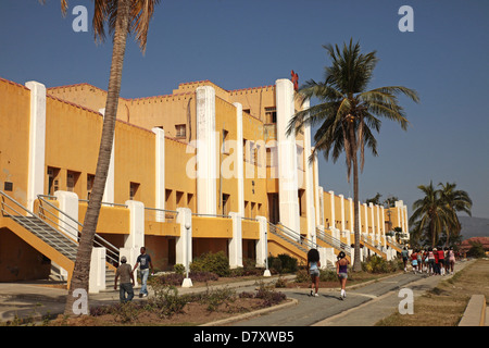 Caserne de Moncada, à Santiago de Cuba, Cuba, Caraïbes Banque D'Images