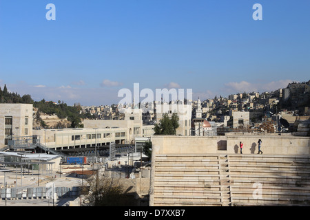 L'amphithéâtre romain d'Amman, Jordanie Moyen Orient Banque D'Images