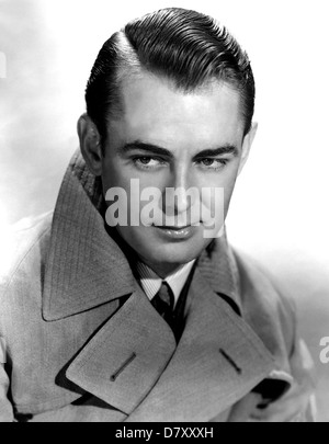 ALAN LADD (1913-1964) acteur de cinéma américain vers 1945 Banque D'Images