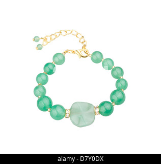 Le produit bracelet vert un mignon bijoux de la nature Banque D'Images