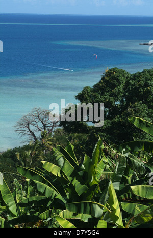 Plage de n'gouja à Mayotte, l'île de France Banque D'Images