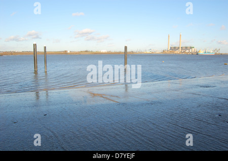 Avis de Tilbury B power plant de Gravesend Banque D'Images