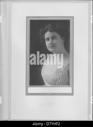 Portrait d'Edith Bolling Galt Wilson, épouse du président Woodrow Wilson et première dame des États-Unis. Elle a joué un rôle important dans l'administration Wilson au cours de ses dernières années. Banque D'Images