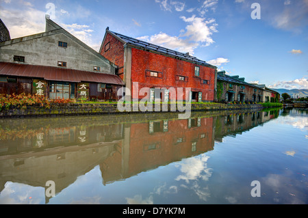 Entrepôts d'Otaru, au Japon. Banque D'Images