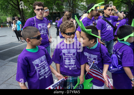 Anniversaire de la marche contre la violence domestique Banque D'Images