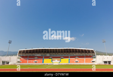 Dans les tribunes de Football Sport 700 ans de stade à Chiang Mai, Thaïlande. Banque D'Images