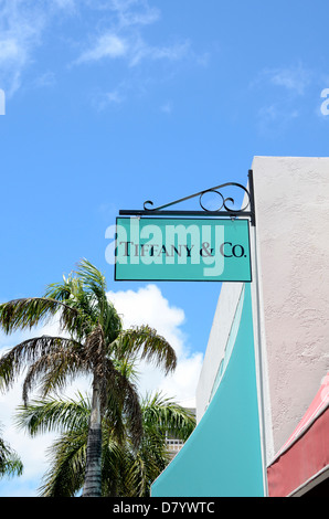 Magasin Tiffany & Co. à Philipsburg, Saint-Martin, Antilles néerlandaises Banque D'Images