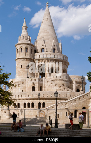 Du Bastion des Pêcheurs, Buda, Hongrie Banque D'Images