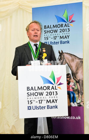 Lisburn, Irlande du Nord. Le 15 mai 2013. Président de la Royal Ulster Comice agricole ouvre le Balmoral Show Crédit : Stephen Barnes/Alamy Live News Banque D'Images