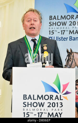 Lisburn, Irlande du Nord. Le 15 mai 2013. Président de la Royal Ulster Comice agricole ouvre le Balmoral Show Crédit : Stephen Barnes/Alamy Live News Banque D'Images