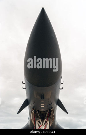 Bombardier Rockwell B-1 lancer exposé statique au salon aéronautique Avalon en Australie. Banque D'Images