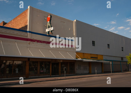 Une boutique au centre-ville de El Paso, TX. Banque D'Images