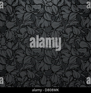 Résumé motif transparent, noir Banque D'Images