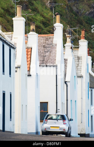 Le village de Pennan dans l'Aberdeenshire, en Écosse. Banque D'Images