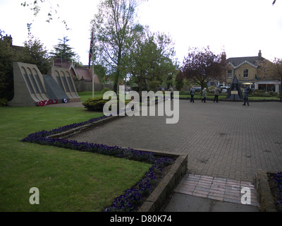 Mémorial à l'Escadron 617,Dambusters LIncolnshire,Woodhall Spa Banque D'Images