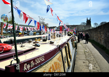 Festival 2013 de la voie navigable de Skipton Banque D'Images