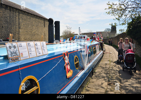 Festival 2013 de la voie navigable de Skipton Banque D'Images