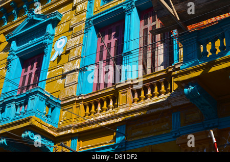 Les rues colorées du Camineta Domaine de La Boca, Buenos Aires, Argentine Banque D'Images