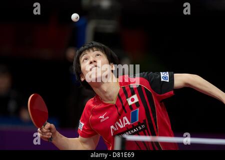 Kenta Matsudaira (JPN), le 16 mai 2013 - Tennis de Table : Monde Tennis de Table Champioship 2013 Masculin deuxième tour au Palais Omnisport de Bercy à Paris, France (Photo par Enrico Calderoni/AFLO SPORT) Banque D'Images