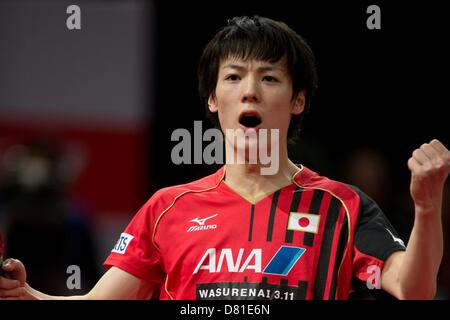 Kenta Matsudaira (JPN), le 16 mai 2013 - Tennis de Table : Monde Tennis de Table Champioship 2013 Masculin deuxième tour au Palais Omnisport de Bercy à Paris, France (Photo par Enrico Calderoni/AFLO SPORT) Banque D'Images