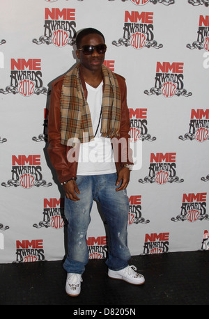 Tinchy Stryder le NME Awards 2012 qui a eu lieu à la brixton academy - Salle de presse - Londres, Angleterre - 29.02.12 Banque D'Images