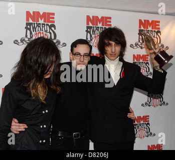 Les horreurs du NME Awards 2012 qui a eu lieu à la brixton academy - Salle de presse - Londres, Angleterre - 29.02.12 Banque D'Images