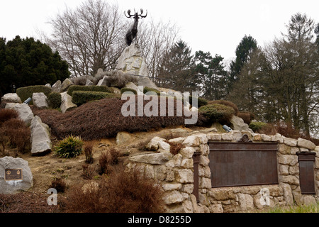 Mémorial terre-Caribou, Beaumont Hamel Banque D'Images