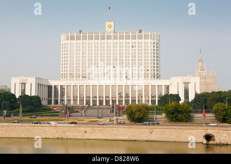 La Fédération de White House est un bâtiment public à Moscou, Fédération de Russie Banque D'Images