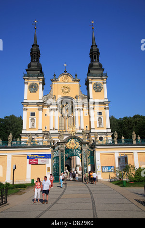 Swieta Lipka (chaux), Saint de l'église de pèlerinage baroque, Lac de Mazurie Distrikt, Pologne Banque D'Images