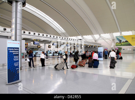 Aéroport de Toronto Zone d'enregistrement Banque D'Images