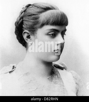 La BARONNE MARIE VETSERA (1871-1889), maîtresse du prince héritier Rodolphe d'Autriche Banque D'Images