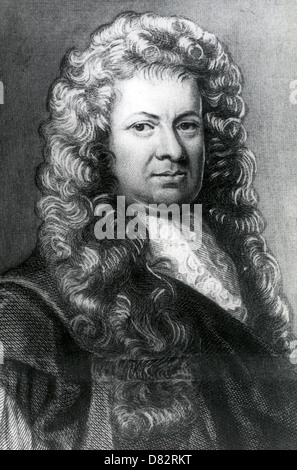 SAMUEL Pepys (1633-1703) Administrateur de la marine anglaise et d'écriture de la célèbre journal intime Banque D'Images