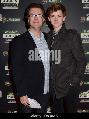 Ian Fitzgibbon et Thomas Brodie-Sangster Jameson Dublin International Film Festival - projection de gala de clôture de "mort d'un Banque D'Images