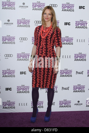 Sienna Guillory 27th Annual Independent Spirit Awards à Santa Monica Beach - Arrivées Los Angeles, Californie - 25.02.12 Banque D'Images